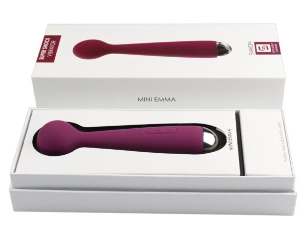 Masażer bordowy Mini Emma Super Shock 16,5cm Svakom (E2) - obrazek 5