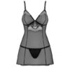 Koszulka 840-BAB-1 babydoll czarny L/XL Obsessive (E3) - obrazek 5