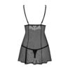 Koszulka 840-BAB-1 babydoll czarny L/XL Obsessive (E3) - obrazek 6