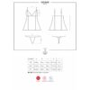 Koszulka 840-BAB-1 babydoll czarny L/XL Obsessive (E3) - obrazek 7