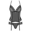 Gorset (czarny) 864-COR-1 L/XL Obsessive (E3) - obrazek 5
