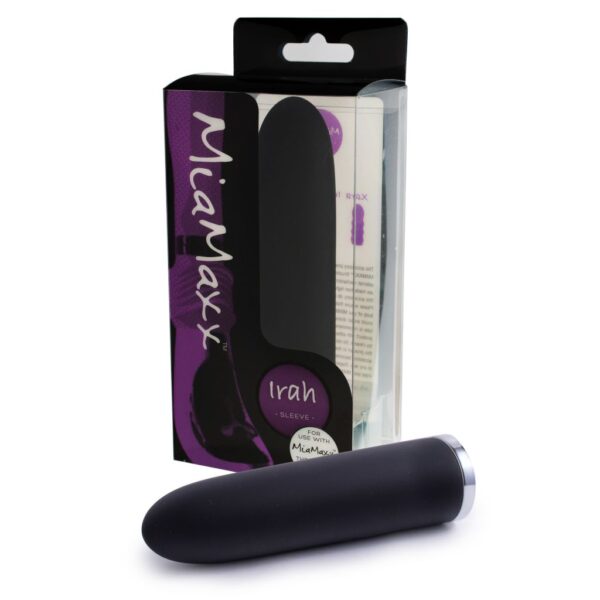 Nakładka na wibrator MiaMaxx Irah Sleeve Straight Black (E1) - obrazek 3