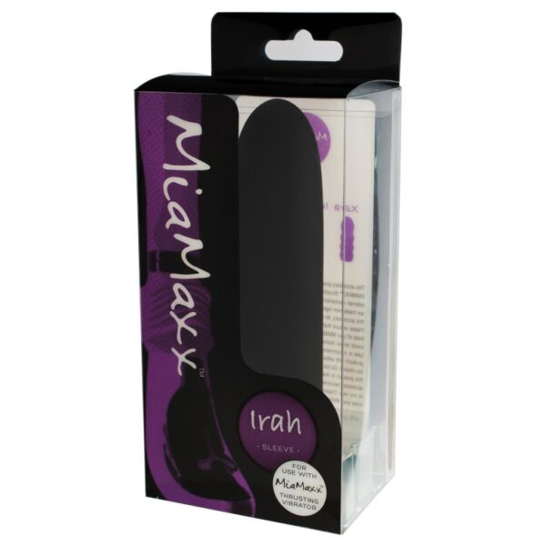 Nakładka na wibrator MiaMaxx Irah Sleeve Straight Black (E1) - obrazek 4