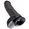 Dildo Czarne King Cock 25,4cm (E3) - obrazek 5