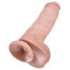 King Cock 11" Cock with Balls Flesh