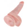 Dildo w kolorze skóry King Cock 18cm (E3) - obrazek 5