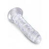 Dildo przezroczyste King Cock 18,4cm (E3) - obrazek 3