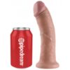 Dildo w kolorze skóry King Cock 20cm (E3) - obrazek 3