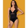 Body czarne Lolitte S/M Obsessive (E3) - obrazek 3