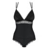 Body czarne Lolitte S/M Obsessive (E3) - obrazek 5