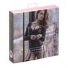 Tiulowe body z paskami L Noir Handmade (E3) - obrazek 5
