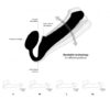 Silikonowe dildo do zabawy we dwoje XL Strap-on-me (E3) - obrazek 4