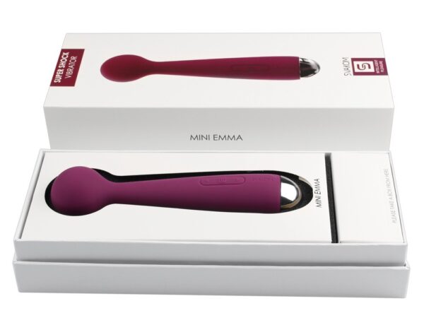 Masażer bordowy Mini Emma Super Shock 16,5cm Svakom (E2) - obrazek 10