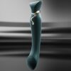 Wibrator Queen Set G-Spot Pulse Wave zielony Zalo (E3) - obrazek 12