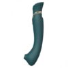 Wibrator Queen Set G-Spot Pulse Wave zielony Zalo (E3) - obrazek 5