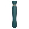 Wibrator Queen Set G-Spot Pulse Wave zielony Zalo (E3) - obrazek 6
