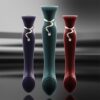 Wibrator Queen Set G-Spot Pulse Wave czerwony Zalo (E3) - obrazek 14