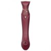 Wibrator Queen Set G-Spot Pulse Wave czerwony Zalo (E3) - obrazek 4