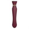 Wibrator Queen Set G-Spot Pulse Wave czerwony Zalo (E3) - obrazek 6