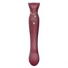 Wibrator Queen Set G-Spot Pulse Wave czerwony Zalo (E3) - obrazek 8