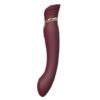 Wibrator Queen Set G-Spot Pulse Wave czerwony Zalo (E3) - obrazek 9