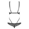 Seksowne body czarne Liferia  S/M Obsessive (E3) - obrazek 6