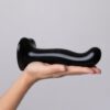 Dildo XL czarne Strap-on-me (E3) - obrazek 4