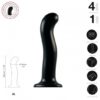 Dildo XL czarne Strap-on-me (E3) - obrazek 8
