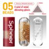 Masturbator Spinner 05 Beads Tenga (E3) - obrazek 4