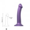 Dildo z przyssawką M Strap-on-me (E3) - obrazek 3