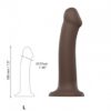 Dildo z przyssawką L Strap-on-me (E3) - obrazek 3