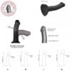 Dildo z przyssawką L Strap-on-me (E3) - obrazek 5