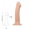 Dildo z przyssawką L Strap-on-me (E3) - obrazek 3