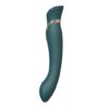 Ogrzewany wibrator Zalo Queen Jewel Green (E3) - obrazek 3