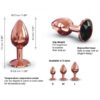 Korek analny S Marc Dorcel Diamond Plug (E3) - obrazek 7