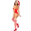Kissmas body czerwone L/XL Obsessive (E3) - obrazek 6