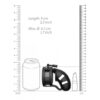 Pas cnoty Model 18 - Chastity - 3.5" - Black (E3) - obrazek 3