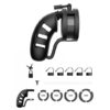 Pas cnoty Model 19 - Chastity - 4.5" - Black (E3) - obrazek 4