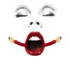 Skórzany knebel Upko Invisible mouth gag Black Straps (E3) - obrazek 12