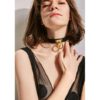 Skórzana obroża Upko Leather Cosplay Choker (E3) - obrazek 6