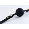 Skórzany knebel Upko Silicone Solid Medium Ball Gag (E3) - obrazek 4