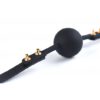Skórzany knebel Upko Silicone Solid Medium Ball Gag (E3) - obrazek 6