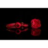 Knebel Zalo & Upko Rose Ball Gag Red Straps (E3) - obrazek 3