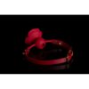 Knebel Zalo & Upko Rose Ball Gag Red Straps (E3) - obrazek 5