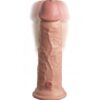Dildo 8 Inch Dual Density Vibe Cock Light King Cock (E3) - obrazek 5