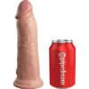 Dildo 8 Inch Dual Density Vibe Cock Light King Cock (E3) - obrazek 6