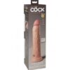 Dildo 9 Inch Dual Density Silicone Cock Light King Cock (E3) - obrazek 4