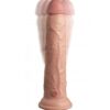 Dildo 9 Inch Dual Density Vibe Cock Light King Cock (E3) - obrazek 5