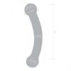 Szklane dildo Double Bull Black Glass Dildo Glas (E3) - obrazek 8