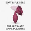 Korek analny Open Roses M Plum Star Love to Love (E3) - obrazek 3